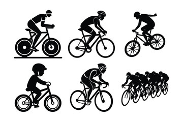 Obraz premium Forest Cycling Journey.