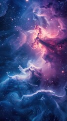 Fototapeta premium purple galaxy abstract concept background