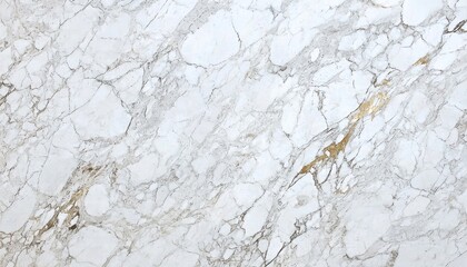 White Marble Texture With Gold Veining