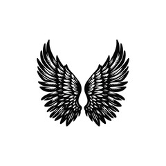 eagle with wings illustration