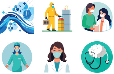 Dedicated Medical Professionals Bundle: A Medicine Collection Stickers
