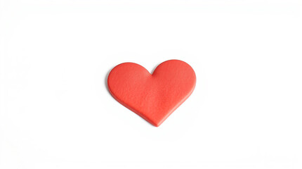 Simple red heart shape