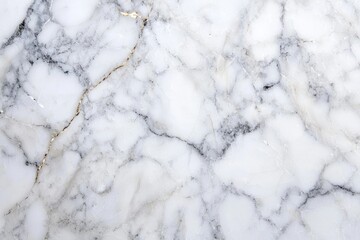 Fototapeta premium White Marble Texture With Grey Veins And Gold Accents
