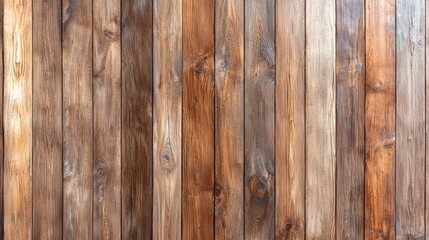 Rustic brown wood plank wall texture background for design