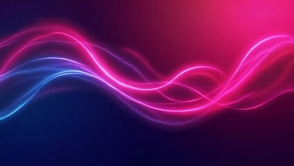 Abstract purple and magenta wavy background. Generative Ai.