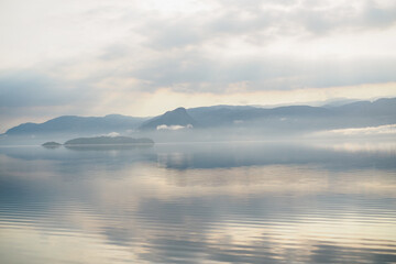 Fototapeta premium Picturesque fjords in Norway in summer 
