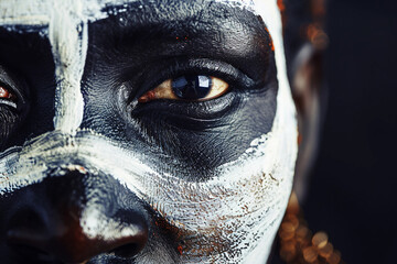 Obraz premium A man in traditional African clothing made generative AI
