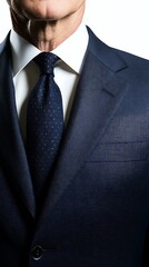 Man in formal attire standing with confidence