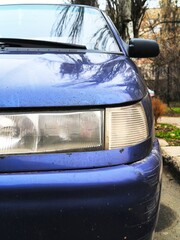 Fototapeta premium car headlight