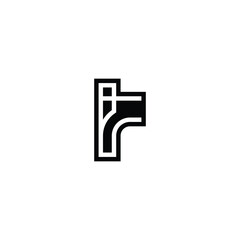 IF FI Letter Logo Design with a Minimalist Flair