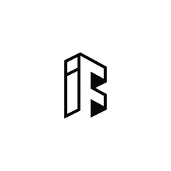 Modern IF or FI Monogram Logo for Professional Use