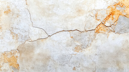 Obraz premium Cracked wall showing signs of age and distress, ideal for backgrounds