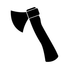Axe silhouette icon symbol illustration