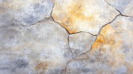 Obraz premium Ceramic tiles mimicking natural stone in grey and beige tones creating a seamless textured surface