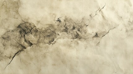 Naklejka premium Vintage textured paper with natural cracks and stains