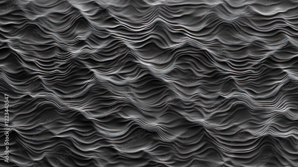 Poster abstract gray wavy texture background image