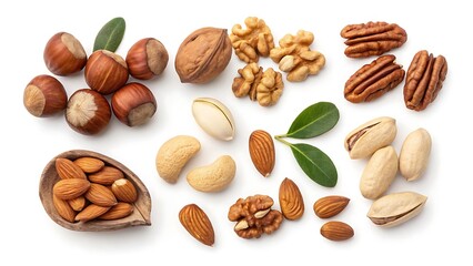 Obraz premium nuts and almonds