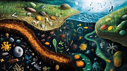 Microbial roles carbon cycling organic matter decomposition and biogeochemical processes in ecosystems