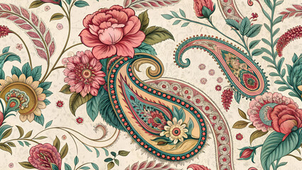thai art painting - seamless pattern for your design