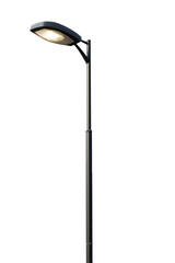 modern street lamp isolated png transparent background
