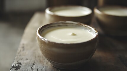 Handmade soured cream or dairy