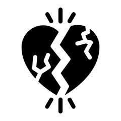 broken heart icon