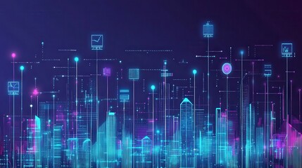 abstract background with lines