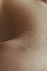 Fototapeta premium Serenity in Simplicity: A Meditative Visual of the Human Navel, Evoking Origins and Connection