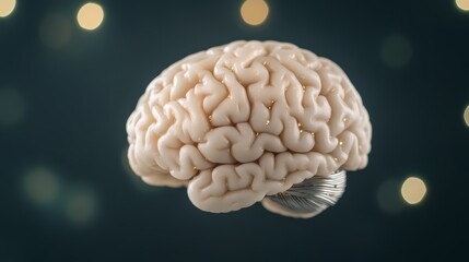 Elegant Abstract depiction of AI brain merging with quantum computing nodes made of light particles on a black background with swirling teal and gold energy 