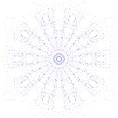 Fototapeta premium Dark Paint Brushes Round mandalas in vector.Abstract design element.Decorative retro ornament.Graphic template for your design.Hand Drawn Mandala.Radiant Peaceful Petals book.Art on the wall.