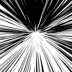 Obraz premium Comic Speed Lines in Anime Motion Background, Featuring Dynamic, Fast-Paced Energy and Vibrant Colors, Creating a Sense of Intensity and Movement in a High-Energy Action Scene