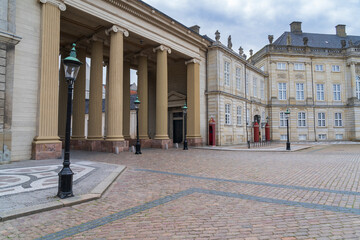 Amalienborg is part of Christan VIII's Palace in Copenhagen