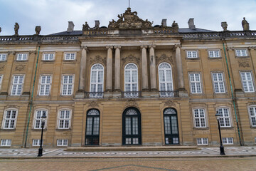Amalienborg is part of Christan VIII's Palace in Copenhagen