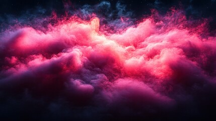 Pink, purple cloudscape, night sky, cosmic, fantasy background, design