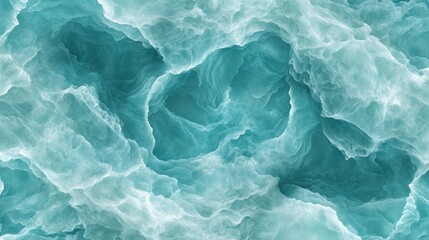 Obraz premium Abstract Teal Ice Cave Textured Background