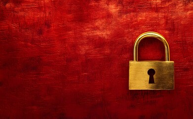 Fototapeta premium lock and key