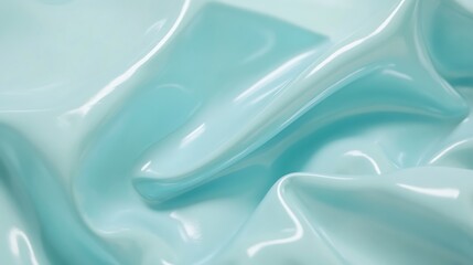 Obraz premium Abstract Pastel Blue Liquid Swirls Texture