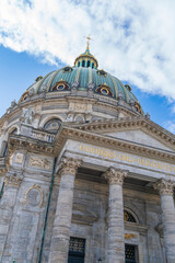 Fototapeta premium Frederik's Church also known as Marmorkirken The Marble Chruch in Copenhagen