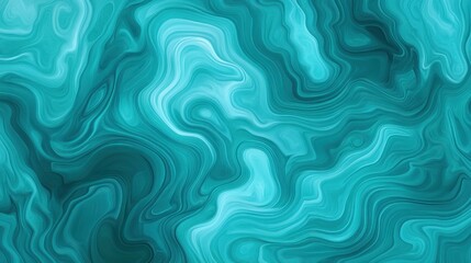 Fototapeta premium Abstract Teal Swirling Marble Pattern Design