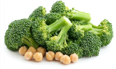 Fresh broccoli and chickpea salad with lemon-tahini dressing for a vibrant dining experience