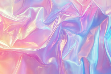 Obraz premium Abstract pastel blue pink gradient background with glitter made generative AI