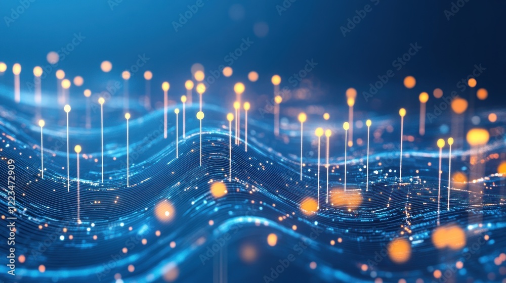 Poster Abstract Digital Data Wave Visualization Network