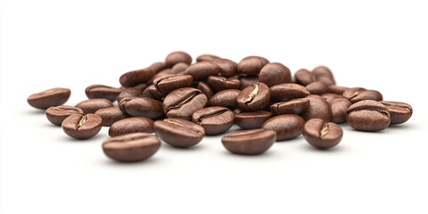 Naklejka premium Espresso Coffee Beans Isolated
