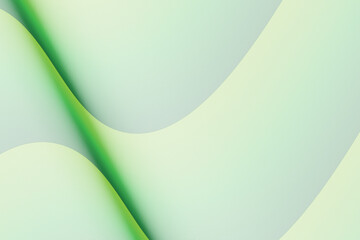 abstract green background with waves