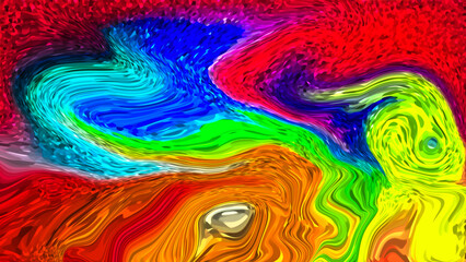 abstract colorful Aurora background with Color drops Art Background