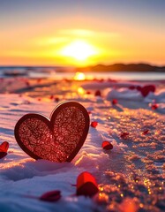 Fototapeta premium Valentine's Day card
