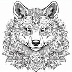 Naklejka premium Auswahlbild Wolf