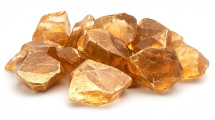 Golden Amber Sugar Crystals