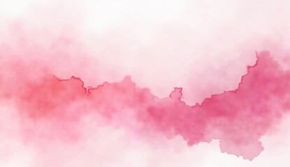 Obraz premium Red and pink watercolor background
