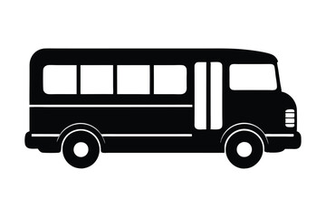 bus isolated on white